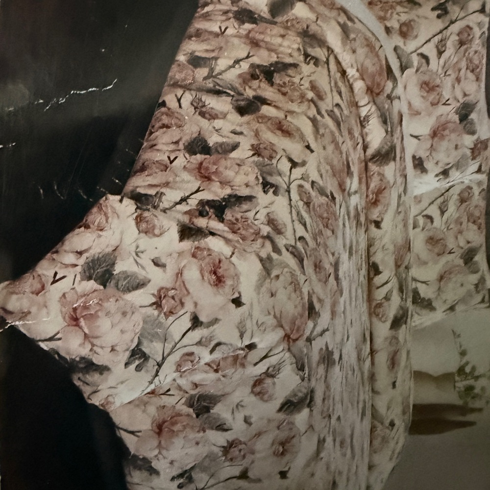 Bella Luxx Floral Duvet Cover Set in Blush and Cream